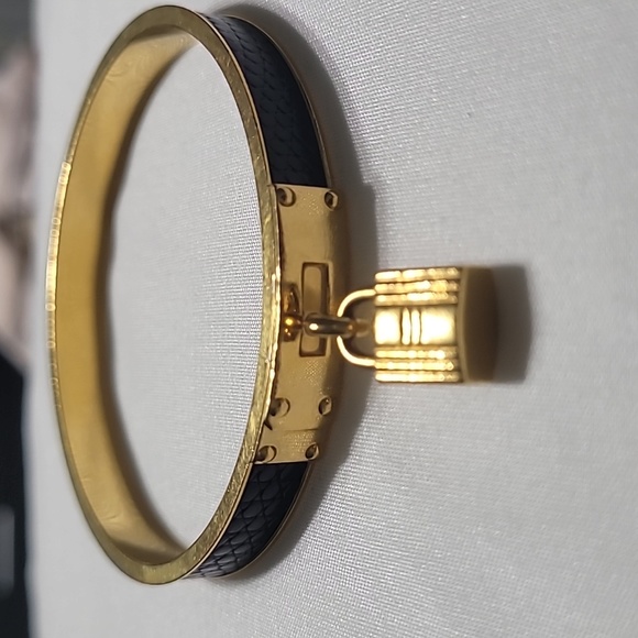 Hermes lizard bangle - Picture 2 of 5